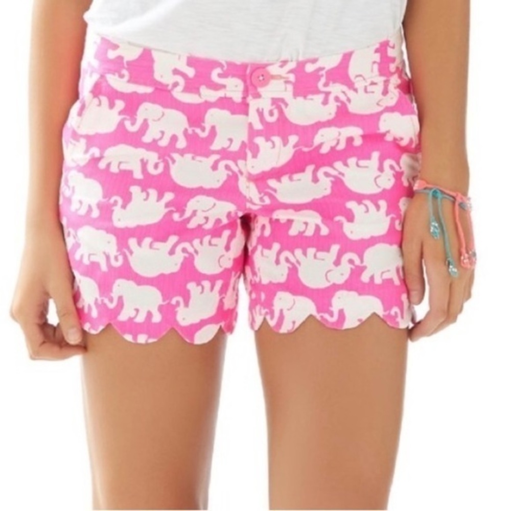 Lilly Pulitzer Tusk in Sun Buttercup Shorts‎ Size 0 Women's